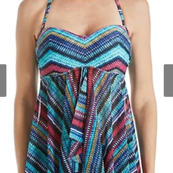 Profile tankini swim new pattern print fly awaytop - Picture 7 of 8